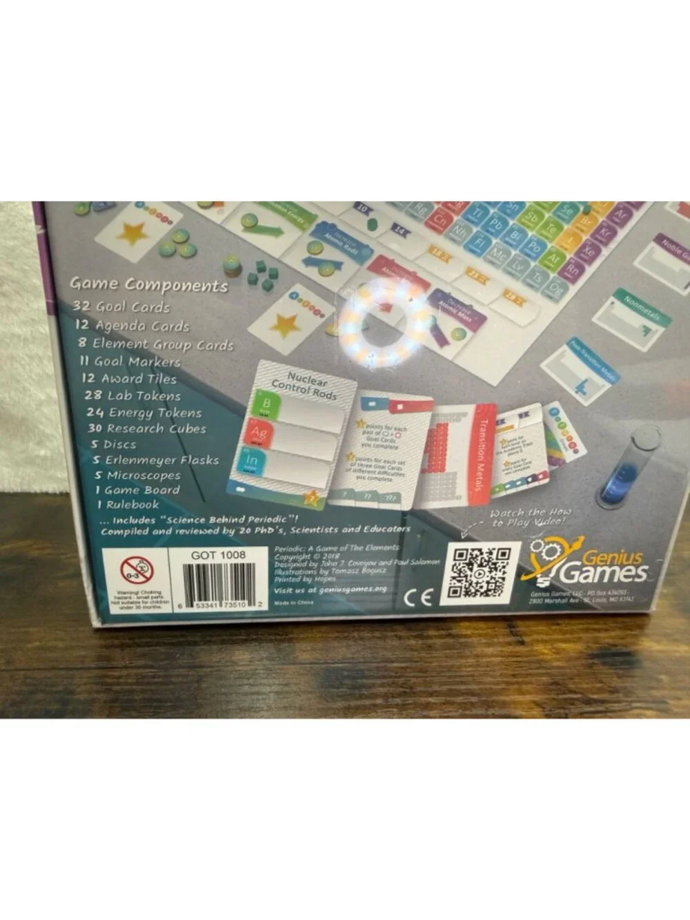 Periodic: A Game Of The Elements Board Game By Genius Games